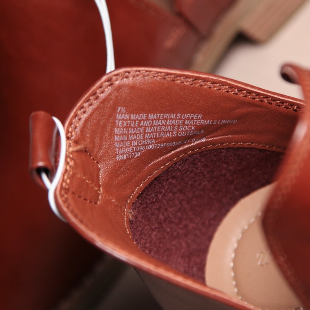 Universal Threads Vegan Leather Booties Size 7.5 NWT - Picture 9 of 12